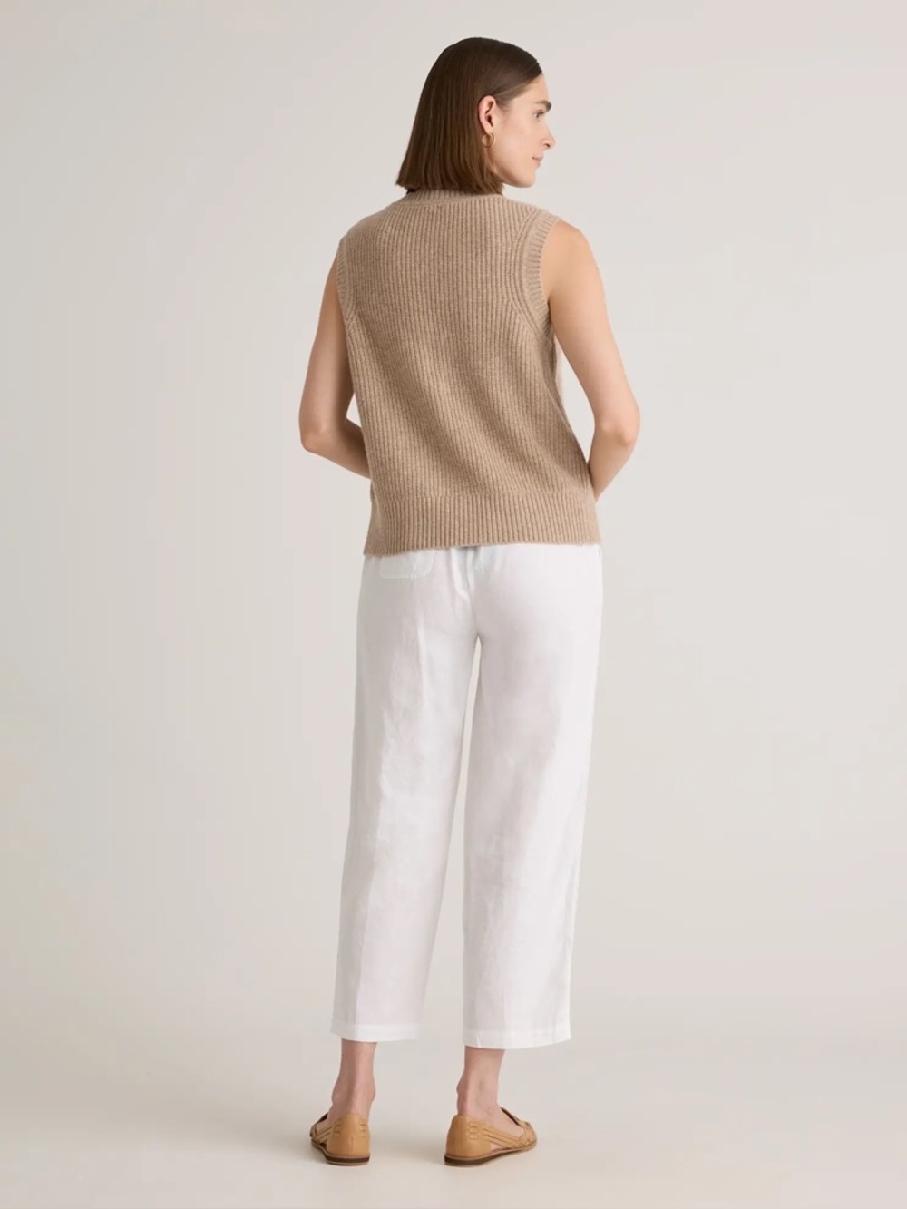 Quince Mongolian Cashmere Fisherman Sweater Vest - Picture 6 of 6